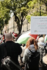 Dublin Ireland May 22 2021 Palestine Protest