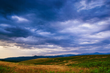 Dramatic storm scene