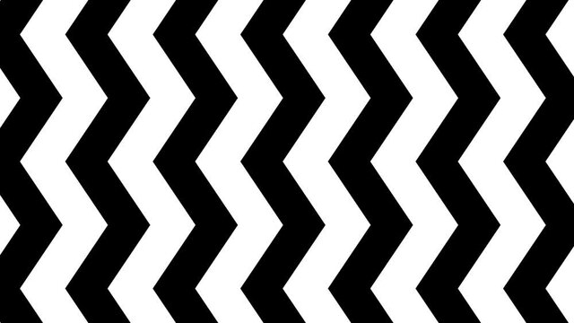 Shape flat seamless black white looped background