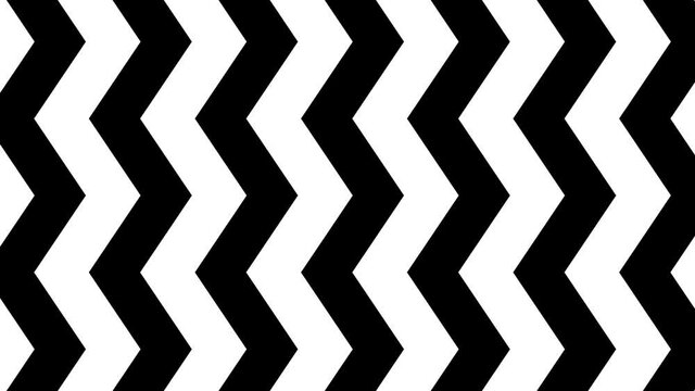 Shape flat seamless black white looped background
