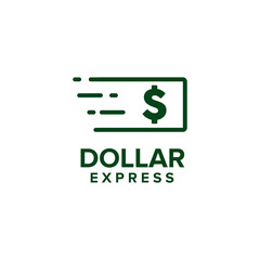 Dollar express logo design template