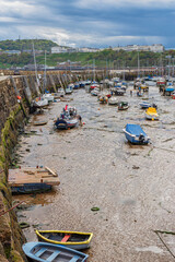 Harbour at low tide.