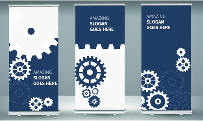 Abstract techno gear background with geometric colorful gear wheels. Space for gear text. Vector gears modern mechanism industrial concept. Technology gears background. Gears Vector illustration 