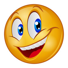 Gradient style emoji laugh.