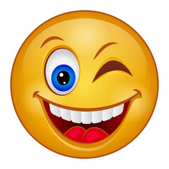 Gradient style emoji blink.