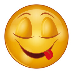 Gradient style emoji smile.