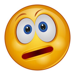 Gradient style emoji upset.