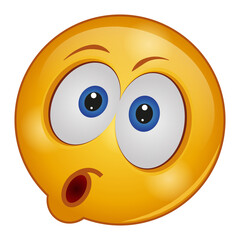 Gradient style emoji shock.