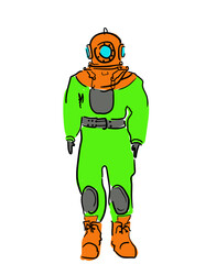 underwater diving and adventure, beauty and danger