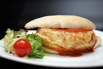 Bocadillo de tortilla de patatas española