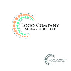 logo abstract for business technology, computer, media, art, internet, network, startup, product, retail, software developer, service industry. ready for print and digital