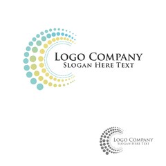 logo abstract for business technology, computer, media, art, internet, network, startup, product, retail, software developer, service industry. ready for print and digital