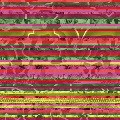 Seamless hip vogue random trendy stripe pattern print. High quality illustration. Detailed patterned strips of color. Luxury fashion or interior design print for surface design. Intricate posh style.