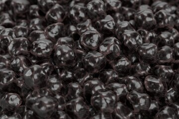 Realistic 3D Render of Black Caviar