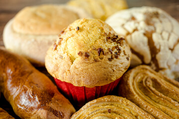 Classic shortbread surrounded by other breads.