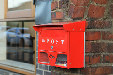 red post box