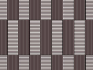 beautiful rectangle tiles design in grey color seamless pattern