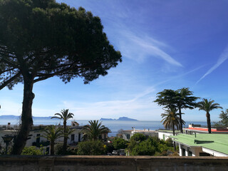 Fototapeta na wymiar Panorama Golfo di Napoli