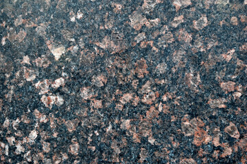 Pattern and surface of red polished granite