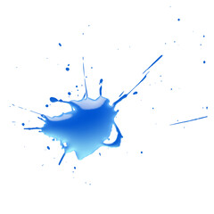 Obraz premium splash isolated on white