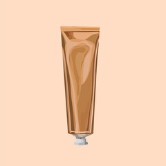 Hand drawn cream illustration
