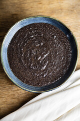 Black sweet sesame tahini paste 