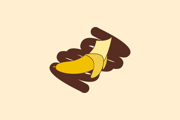 Banana logo design vector template. Eps 10