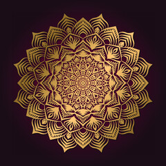 Mandala luxury background design