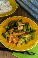 Chinese Hunan Chicken Vegetables