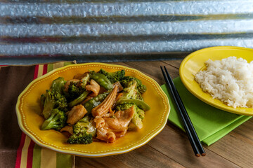 Chinese Hunan Chicken Vegetables