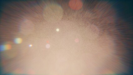 Crystal Optical Flare Film Dust Overlay Effect Vintage Abstract Bokeh and Light Leaks Photo with Retro Camera Defocused Blur Reflection Bright Sunlights. Use Screen Overlay Mode for Photo Processing.