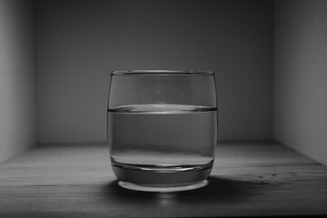 Wasser gals schwarz weiß Kontrast