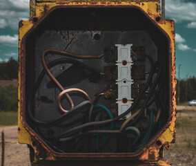 Stara skrzynka elektroniczna. © Rafa