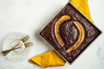 Chocolate banana bread