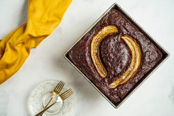 Chocolate banana bread