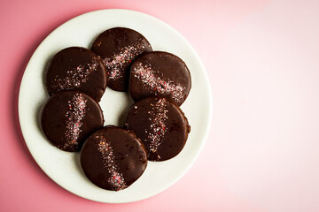 Chocolate peppermint cookies