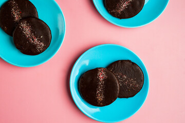 Chocolate peppermint cookies
