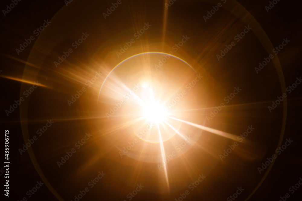 Aufkleber easy to add lens flare effects for overlay designs or screen blending mode to make high-quality imag