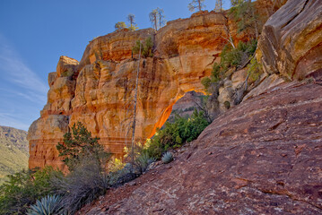 Pendley Arch at Slide Rock State Park AZ