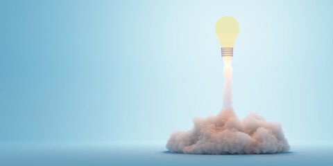 Idea, creativity and problem solving theme, original 3d rendering © tostphoto