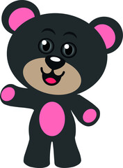 Happy Bear vector illustration