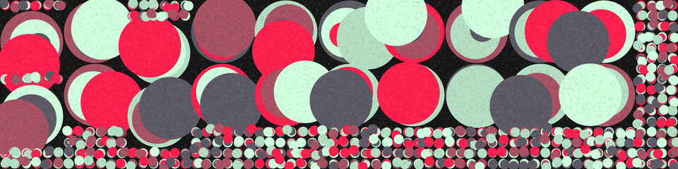 Abstract Geometric Pattern generative computational art illustration