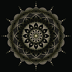 bohemian mandala white black, antistress coloring book, tattoo design oriental or indian, islamic mysterious hand drawn ornament for meditation or yoga vector illustration print for laser engraving