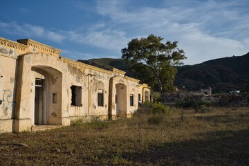 Fototapeta na wymiar Old gold mines of Rodalquilar, Almeria province, Cabo de Gata Natural Park, Spain.