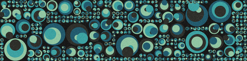 Fototapeta premium Abstract Geometric Pattern generative computational art illustration