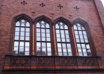 A row of church gothic windows