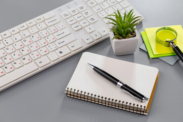 Office accessories for business management.