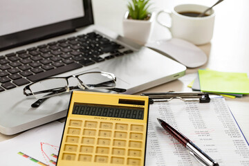 Office accessories for business management.