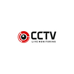 Camera CCTV Security Live Monitoring Logo