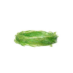 3D illustration of realistic green energy drink splash